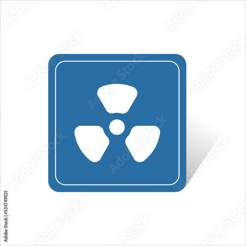 radiation sign icon