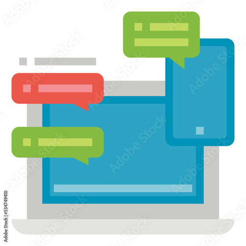 instant flat icon