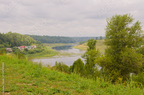 The Volga River near Staritsa, Tver Region, Russia