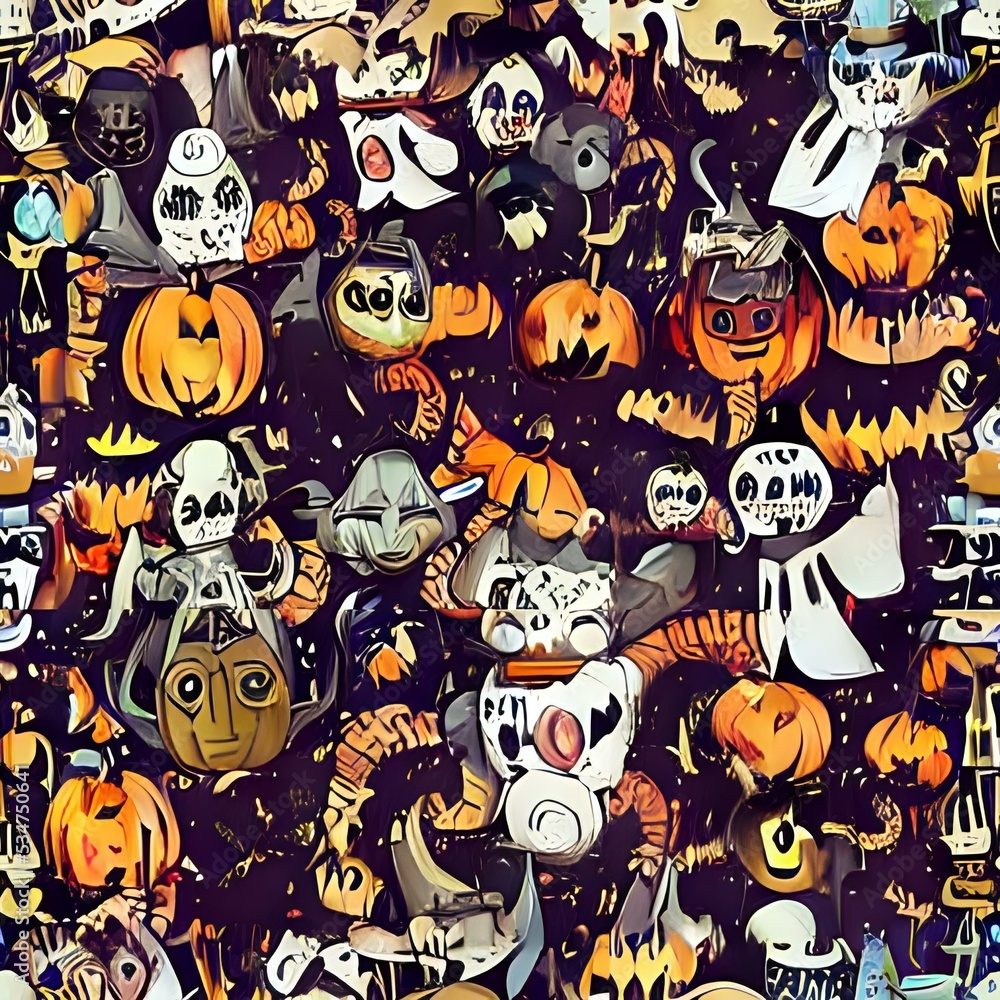 halloween seamless pattern halloween seamless pattern