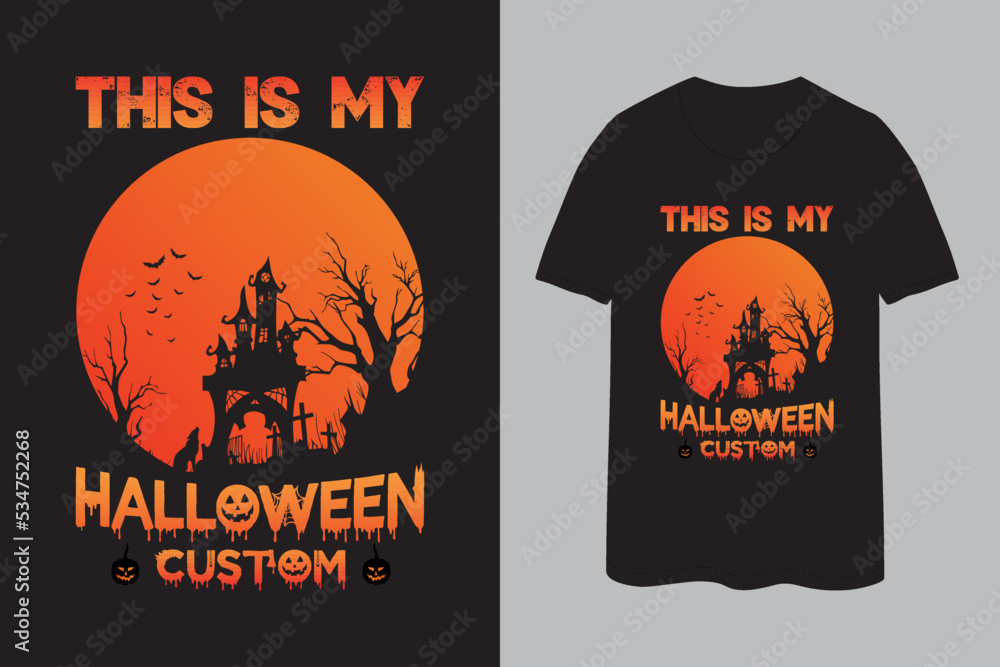 New halloween t-shirt design 2022