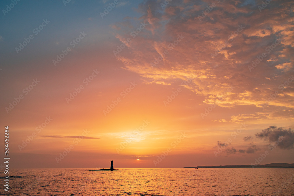 Fototapeta premium Lighthouse at sunset