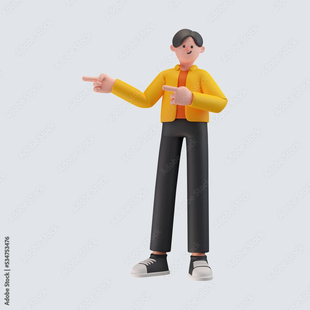 male cartoon character 3d illustration male cartoon character 3d illustration