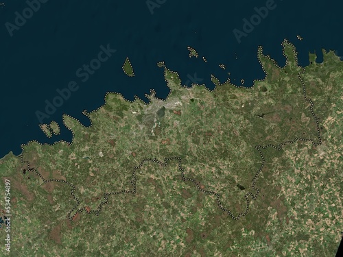 Harju, Estonia. High-res satellite. No legend