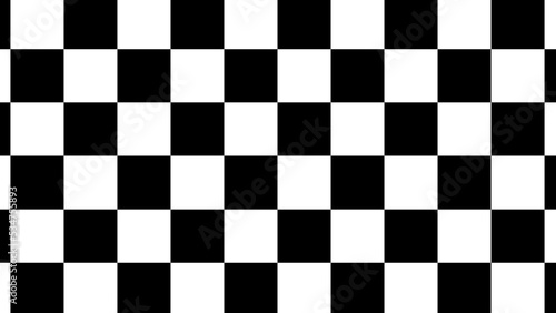 hypnotic black and white background. geometric shapes. Abstract , seamless loop animation of squares. hypnotic image visualization. optical illusion. High quality photo