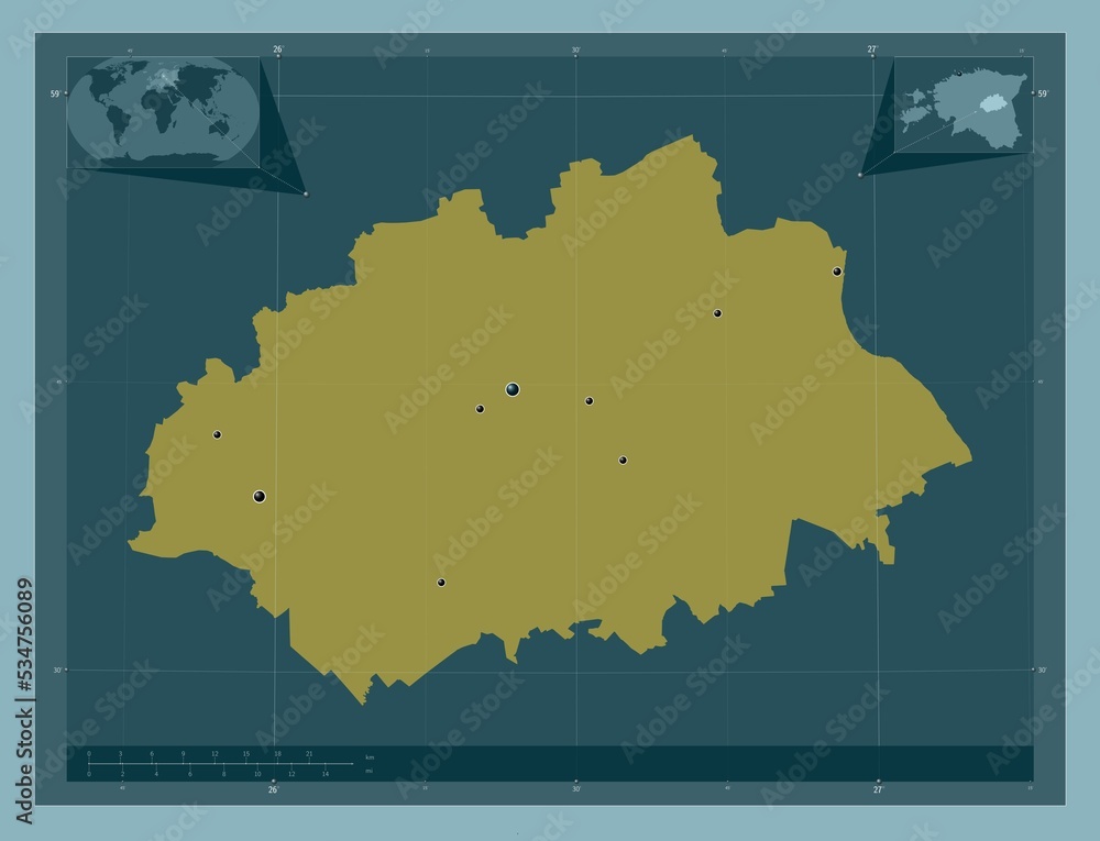 Obraz premium Jogeva, Estonia. Solid. Major cities
