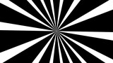 hypnotic black and white background. geometric shapes. Abstract , seamless loop animation of stripes. hypnotic image visualization. optical illusion. High quality photo