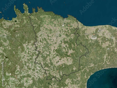 Laane-Viru, Estonia. High-res satellite. No legend photo