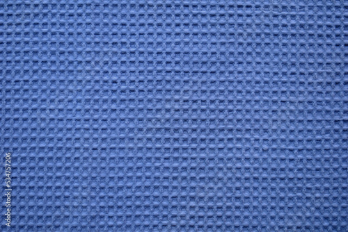 Blue Mini Waffle Weave Textile, 