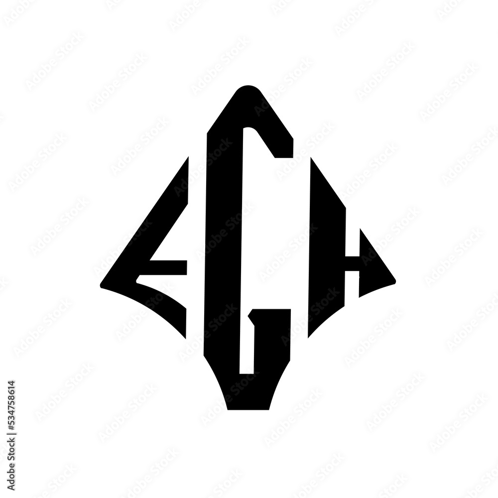 EGH logo. EGH letter. EGH letter logo design. EGH modern and creative