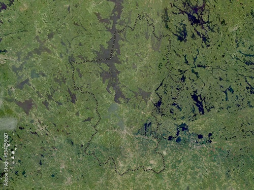 Paijanne Tavastia, Finland. Low-res satellite. No legend