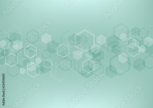 Abstract background with hexagonal geometry as the main figure. 
There is space to fill in the words.