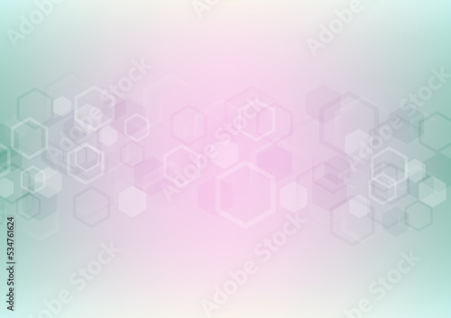 Abstract background with hexagonal geometry as the main figure. 
There is space to fill in the words.