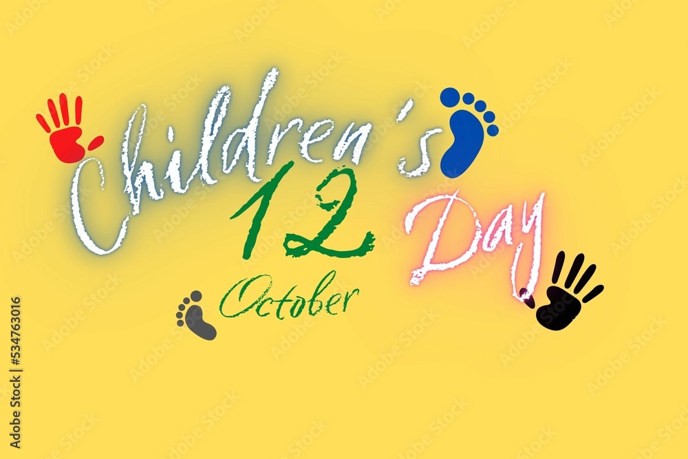 Fototapeta premium happiness special date children's play kids games fun