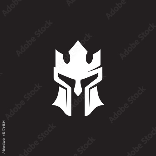 Spartan warriors Logo template. Vector design illustration © Fahad