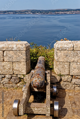 Canon's and Defence at St Michael Mount - Cornwall, England