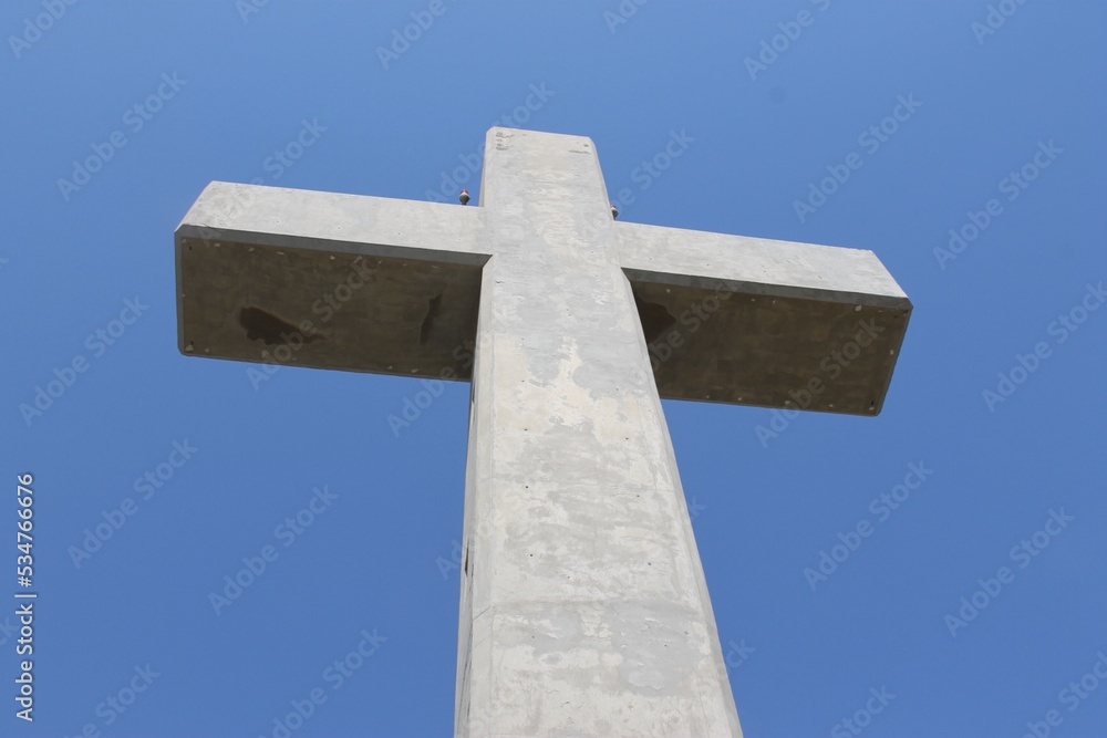 Cross on the Filerimos Hill, Rhodes, Greece