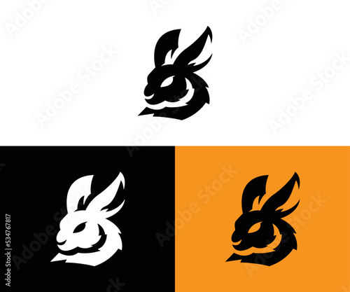 rabbit logo design