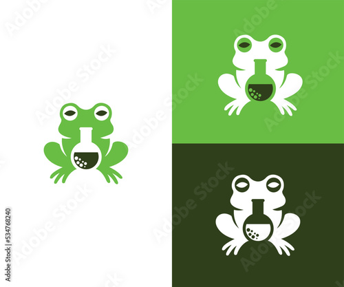 Frog lab logo design