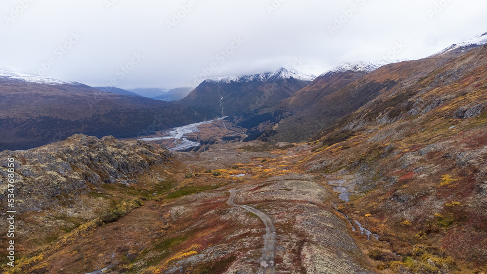 landscape in the mountains - Thompson pass from Valdez, Alaska landscape in the mountains - Thompson pass from Valdez, Alaska