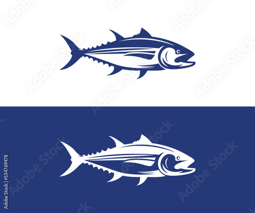 tuna fish logo design