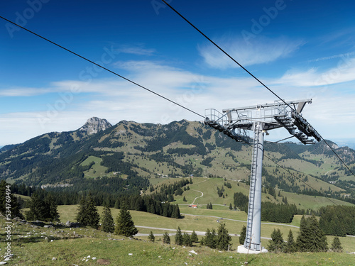 Bayerische Berglandschaft - Oberes Sudelfeld, Sudelfeldkopf bahn 