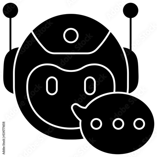 chatbot solid icon