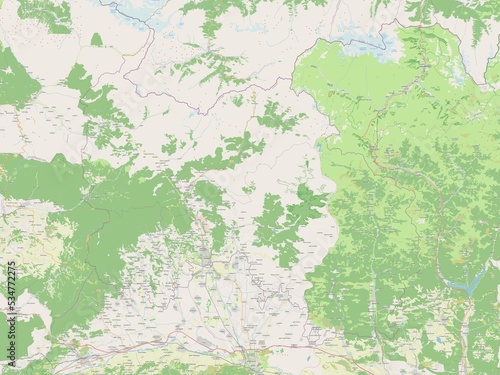 South Ossetia, Georgia. OSM. No legend