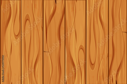 Old wooden texture, cover from planks, ui game background, seamless pattern in cartoon style isolated. Detailed, textured material. 