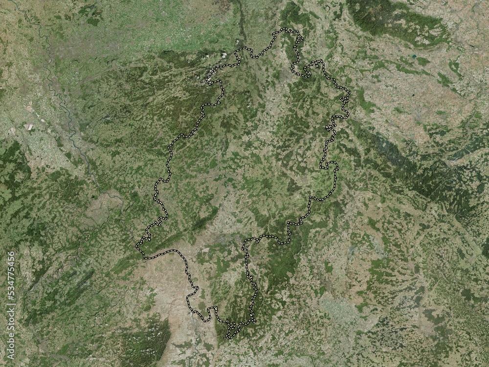 Hessen, Germany. High-res satellite. No legend Hessen, Germany. High-res satellite. No legend