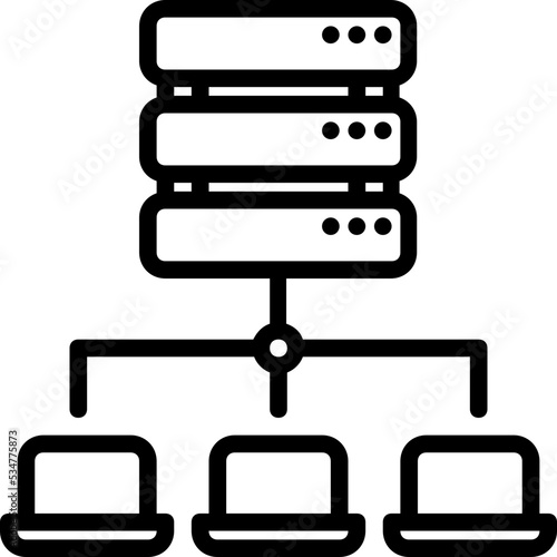 Server and Client Icon