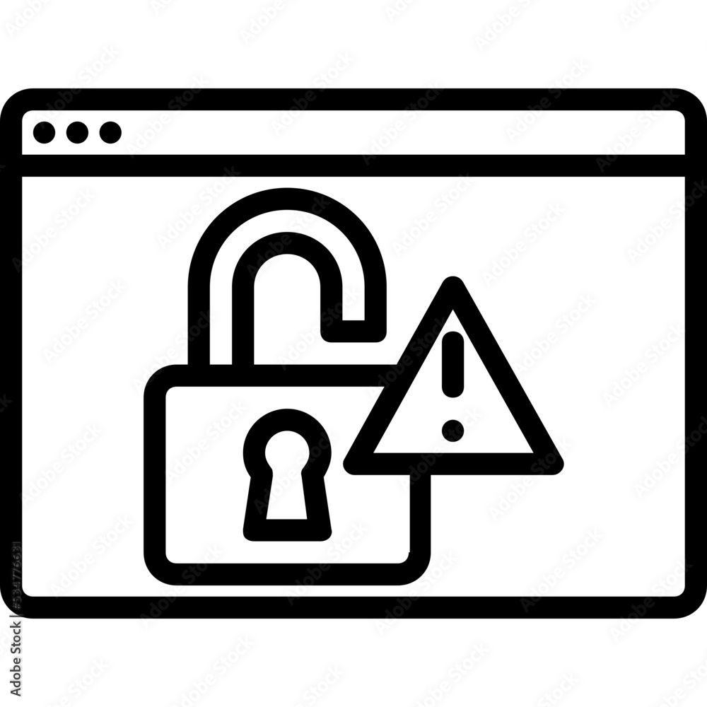 browser password unlocked icon browser password unlocked icon