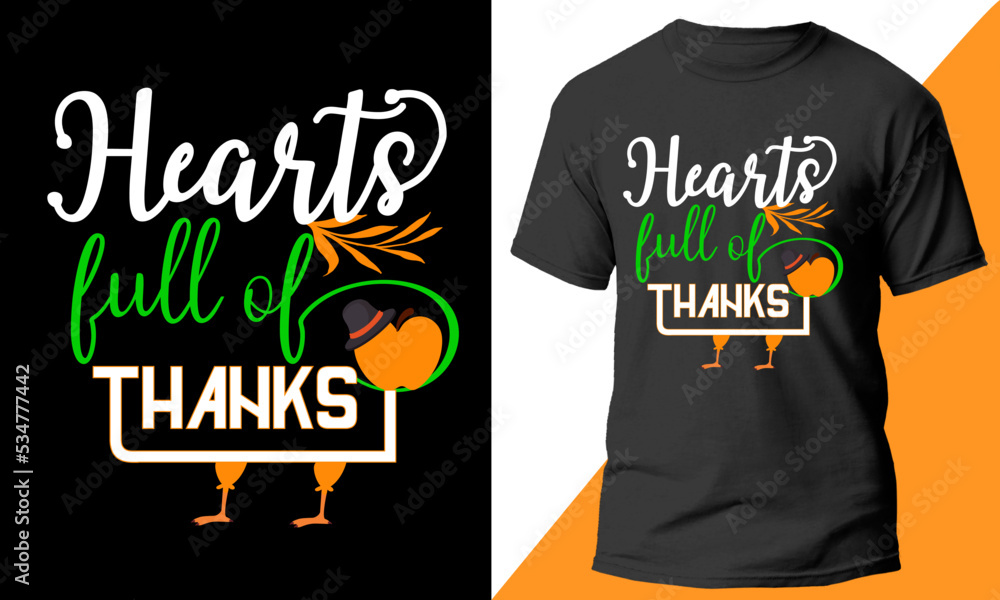 Fototapeta premium Thanksgiving T-Shirt Design