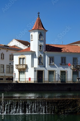 Detalles del casco urbano de Tomar, Portugal