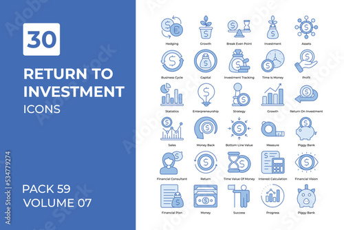 Return to investment icons collection.