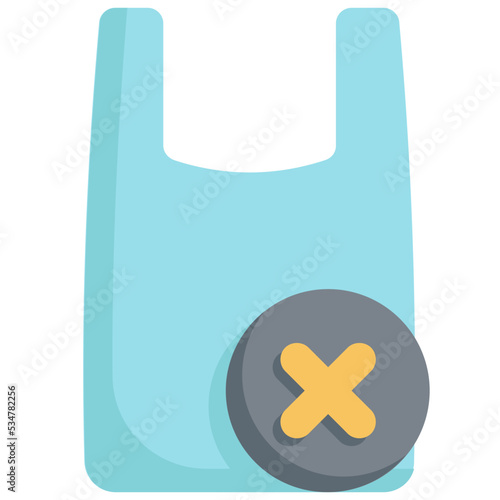 No plastic bag icon
