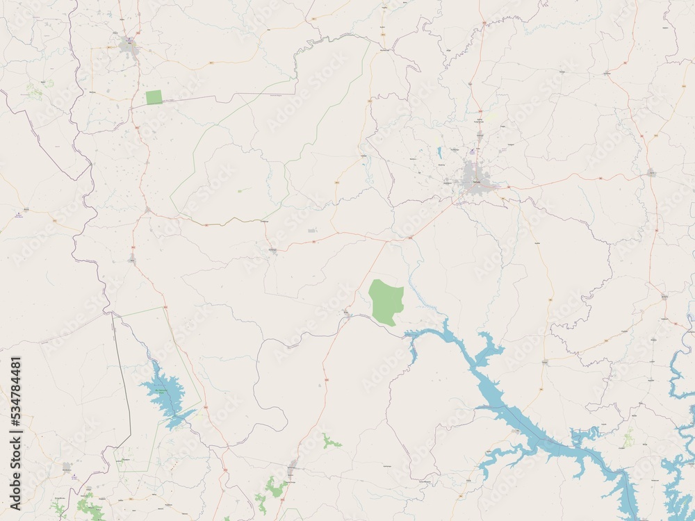 Savannah, Ghana. OSM. No legend Savannah, Ghana. OSM. No legend
