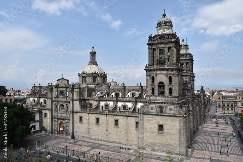 Wide View of Mexico City Metropolitan Cathedral