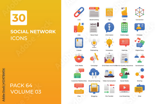 social network icons collection. photo