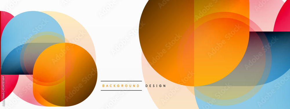 Geometrical minimal wallpaper. Geometric shapes. Vector illustration for wallpaper banner background or landing page