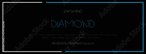 tech vector font typeface unique font design. Typeface urban style fonts for technology, digital, movie, logo design.