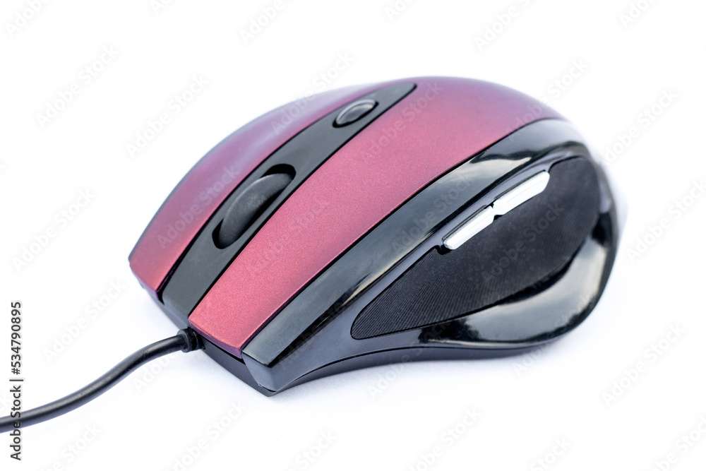 Computer mouse on a white isolated background Computer mouse on a white isolated background