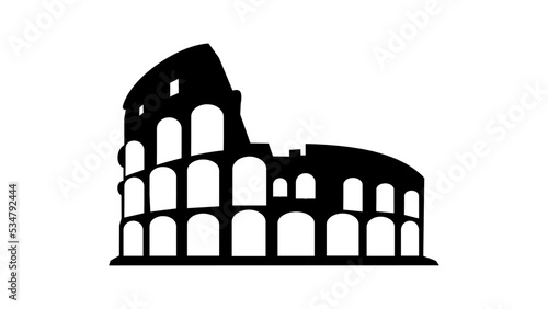 Colosseum silhouette