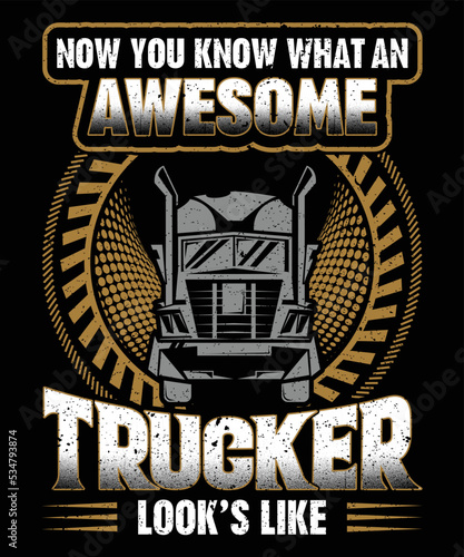 Now You know What An Awesome Trucker looks like