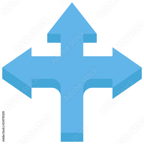 triple arrow icon