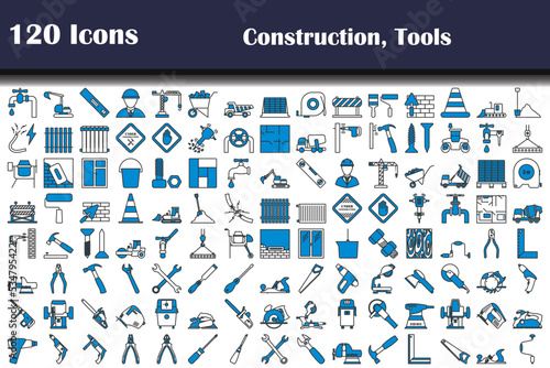 120 Icons Of Construction, Tools
