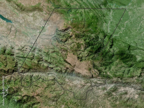 Huehuetenango, Guatemala. High-res satellite. No legend