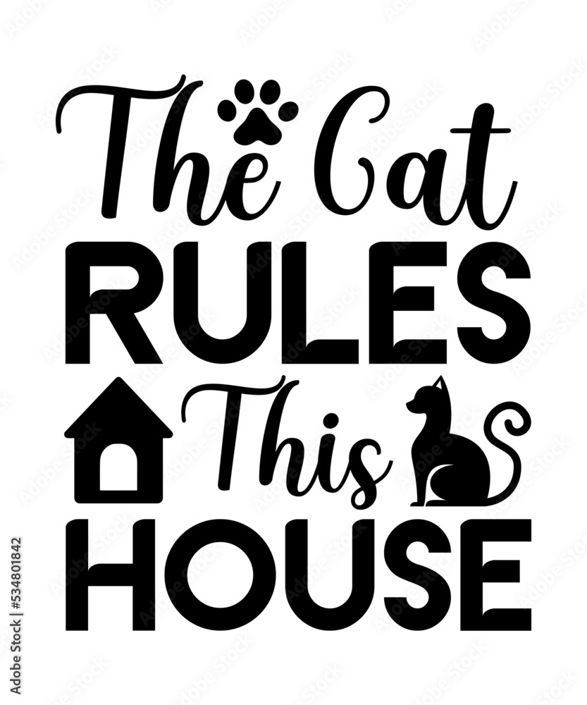 Fototapeta premium Cat Quotes Svg Bundle, Cat Mom, Mom Svg, Cat, Funny Quotes, Mom Life, Pet Svg, Cat Lover Svg, Mom Quotes Svg. Mother, Svg, Png, Cricut Files