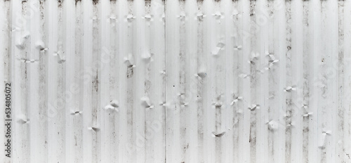 Texture of a white metallic surface