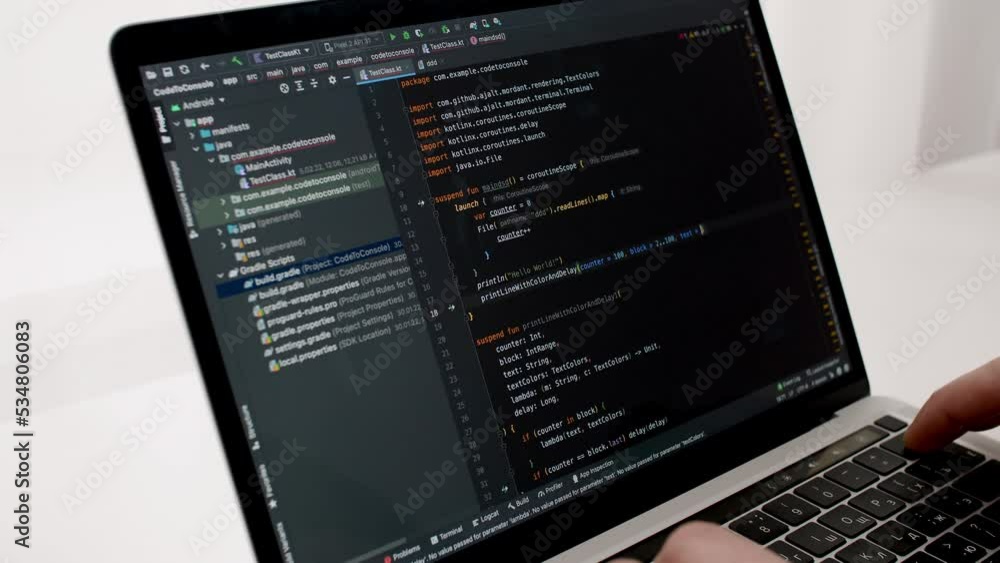 Coding on the screen, HTML encoding and programming on a laptop screen, developer, web development. Computer Web Developer. Cloud data social network media or virus. High quality 4k footage Coding on the screen, HTML encoding and programming on a laptop screen, developer, web development. Computer Web Developer. Cloud data social network media or virus. High quality 4k footage